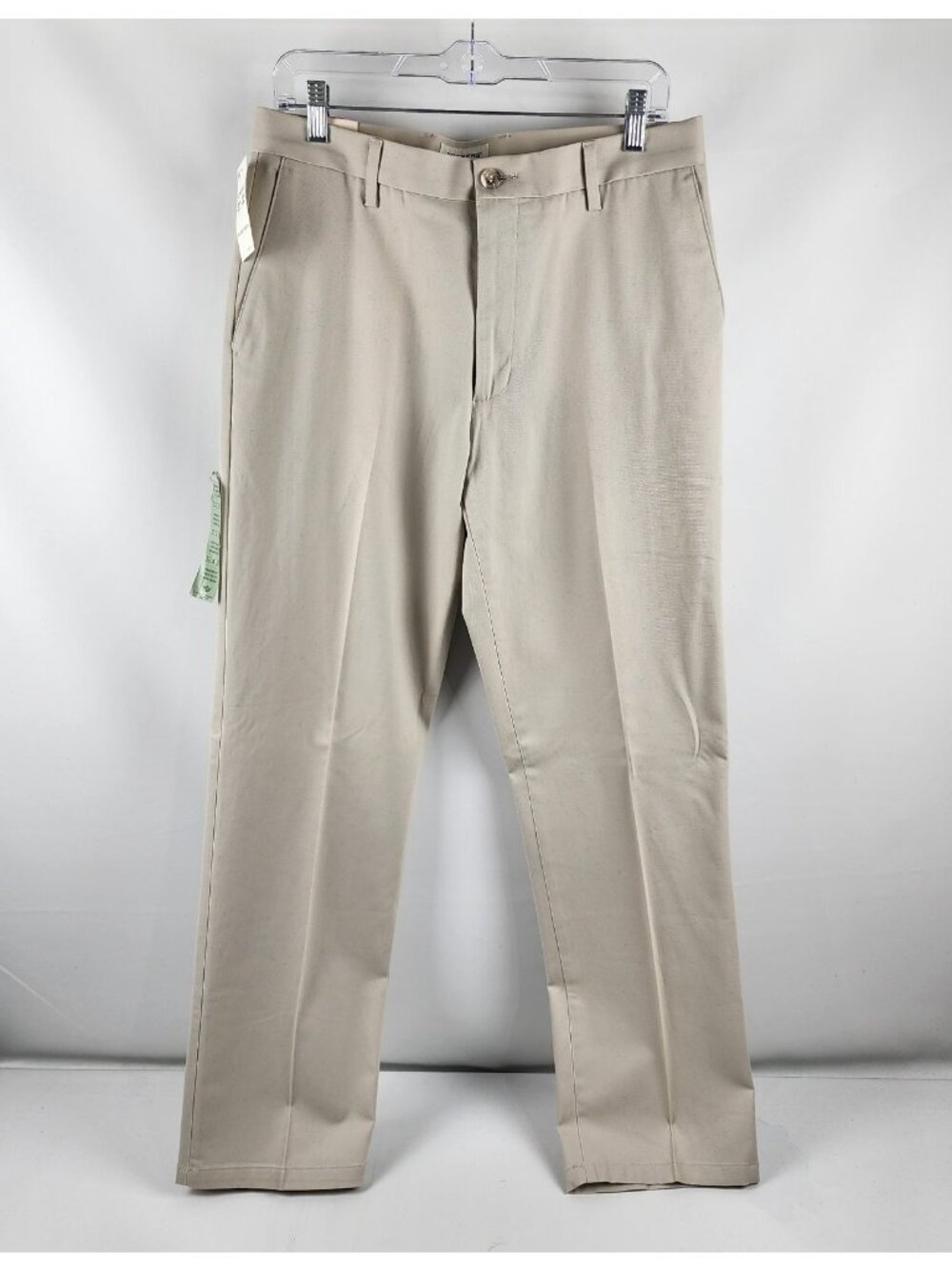 Dockers Pants Men 32x32 Beige Chino Straight Fit The Best Pressed Pant NWT